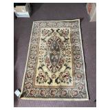 HANDMADE ORIENTAL RUG - 100% WOOL, FLORAL
