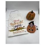 FALL AND HALLOWEEN DCOR LOT - RESIN HARVEST
