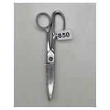 VINTAGE CHROME-PLATED STEEL SCISSORS -