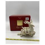 LENOX DASHER AND DANCER PORCELAIN REINDEER