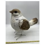 FOLK ART CARVED WOODEN BIRD DECOY.