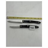 PAIR OF CUTCO KITCHEN KNIVES.