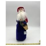 13" BYERS CHOICE THE CAROLERS SANTA CLAUS IN BLUE