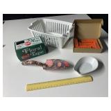 FLORAL TAPE, ORANGE CORNER CLAMPS,