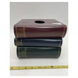 CERAMIC BOOK STACK TISSUE BOX COVER