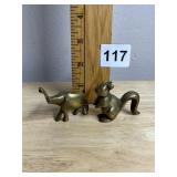 CHINESE BRONZE ARTICULATED DRAGON - MATERIALS:.