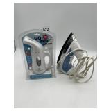 SUNBEAM STEAM IRON WITH ACCESSORIES - INCLUDED:.