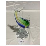 ART GLASS FISH FIGURINE - BLOWN GLASS,
