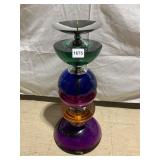 HAZIZA - MULTICOLOR ART GLASS SCULPTURAL CANDLE