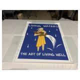 PIERRE H. MATISSE - 'LIVING WATERS' SERIGRAPH ON