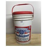 BUDWEISER BUCKET WITH LID