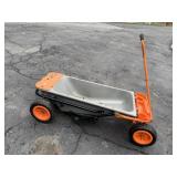WORX GARDENING CART W/ METAL TUB CENTER GOOD