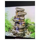 FOUNTAIN IN ORIGINAL BOX, BOX IN POOR CONDITION