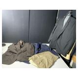 MEN'S SUIT JACKETS AND 1 SUIT 42 & 44L INCL.