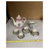 NORITAKE MORIAGE TEA SET - FLORIDA SCENE, TEAPOT