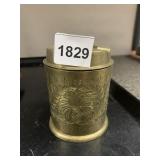 BRASS ETCHED ASHTRAY