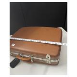 BROWN AIRWAY SUITCASE VINTAGE GOOD CONDITION