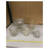 ASSORTED CLEAR GLASS