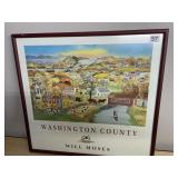 WASHINGTON COUNTY WILL MOSES, SIGNED BOTTOM RIGHT