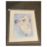 1978 R C GORHAM FRAMED UNDER GLASS 24' X 29'