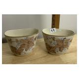 ROCHELLE BONE CHINA VASES HAND PAINTED