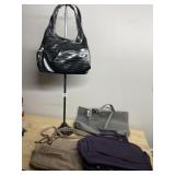 HAND BAGS, COMPUTER BAG, ALL UNMARKED