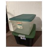 2 STORAGE TOTES AS PICTURED
