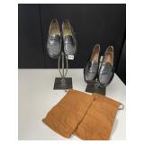 BLACK JOHN LOBB AND WEEJUNS SZ. 9.5