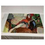 TARKAY 'THE SOFA' SIGNED AND NUMBERED SILKSCREEN