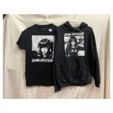 ZOMBIE MAKE OUT CLUB TEE & HOODIE, BOTH LARGE