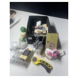 QUILTING ITEMS, BOBBINS, THREAD