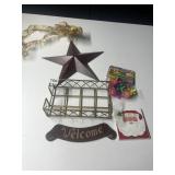 CHRISTMAS STAR, SANTA TRIVET, ETC.
