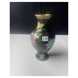 ENAMELED VASE 12.5' H