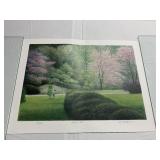 SIGNED LIMITED EDITION COLOR LITHOGRAPH - 'SPRING