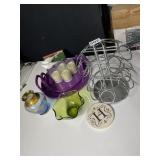 COFFEE POD HOLDER, PURPLE SERVING TRAYS KARMA