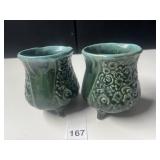 HULL EMBOSSED FOOTED PLANTERS 5' H