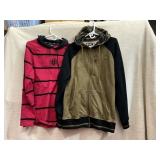 HUF, JINX HOODIES BOTH LARGE