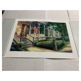 GREGORY WILHELMI - 'GEORGIA STREET SCENE', OIL