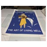 'LIVING WATERS - THE ART OF LIVING WELL' - SIGNED