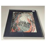 ABSTRACT PAINTING SIGNED BOTTOM RIGHT 15 X 19.5,