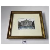 WATERCOLOR TREVI FOUNTAIN ROME DOUMA SIGNED 10 X