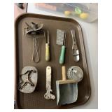 VINTAGE KITCHEN TOOLS ASSORTMENT - CAST IRON