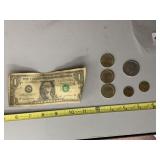 FRANKLIN HALF (3) DOLLAR COINS ETC.