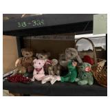 SHELF LOT INCLUDING BEANIE BABIES