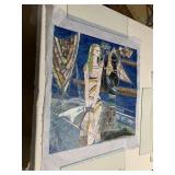 FINE ART SERIGRAPH 'FRIENDSHIP ASHORE THE RIVER'