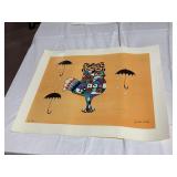 SIGNED NUMBERED PRINT - 'RAINING BLESSINGS' BY