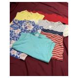 WOMEN'S VINTAGE TOPS, SOME STAINING, ASSORTED