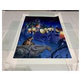 SIGNED SERIGRAPH - 'ALADDIN' THEMED FANTASY