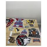 ASSORTED IRON ON PATCHES INCLUDING PENGUINS