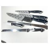 SET OF ZAKARIAN KNIVES AND OTHERS